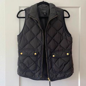 J. CREW Black Vest